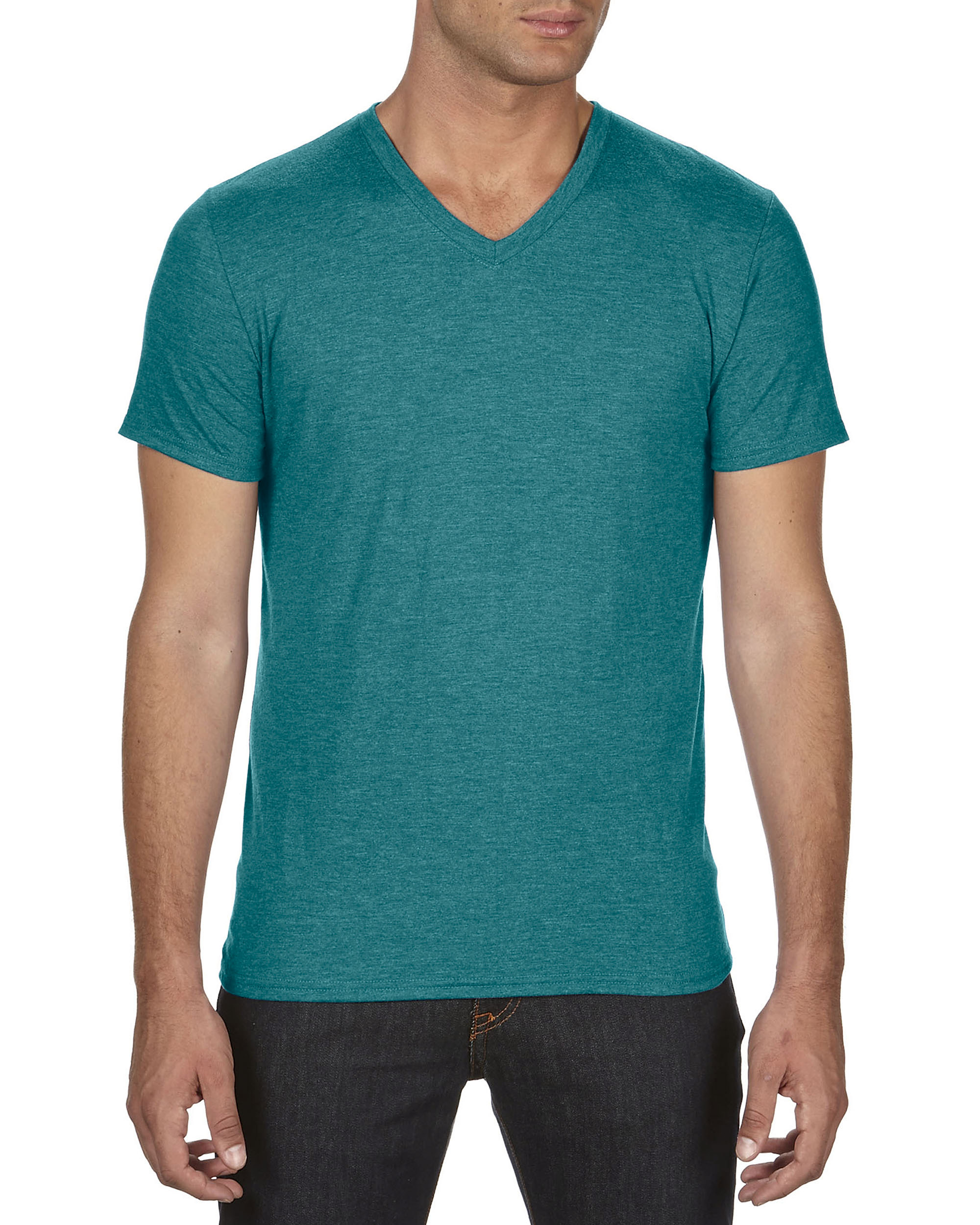 T-shirt Tri-Blend V-Neck Tee ANVIL