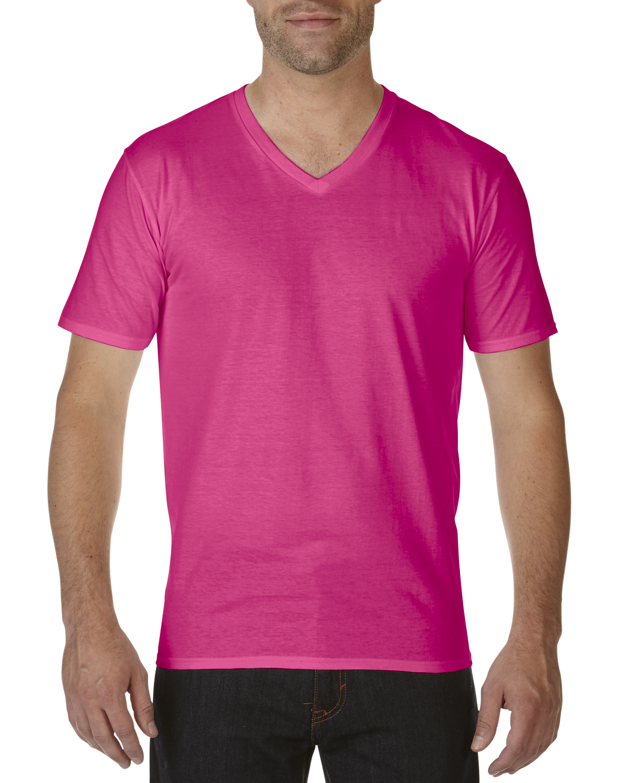 T-shirt V-Neck Premium Cotton GILDAN