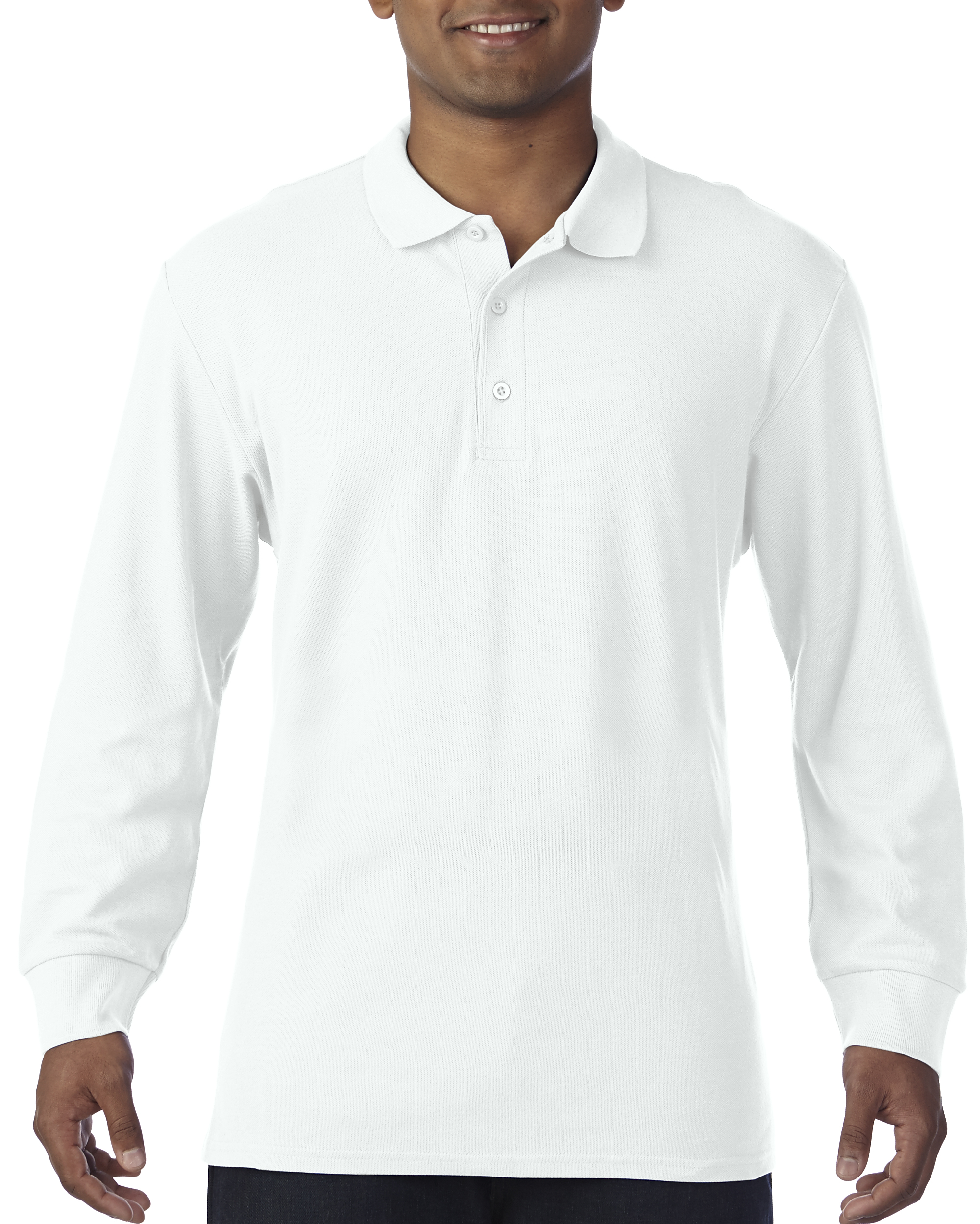 Polo Long Sleeve Premium Cotton GILDAN