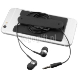 Słuchawki douszne z kablem i silikonowy portfel Wired
