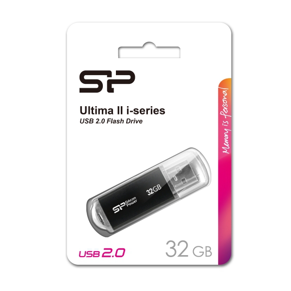 Pendrive Ultima II I-series, 32GB 2.0 Silicon Power
