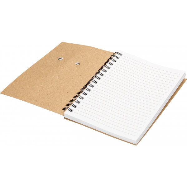 Notes A6 w linie z papieru z recyklingu z długopisem KEYSTONE