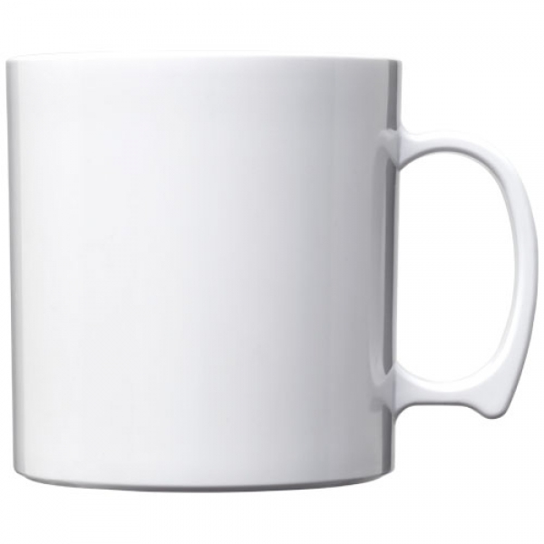 Kubek Standard wykonany z tworzywa sztucznego o pojemności 300 ml
