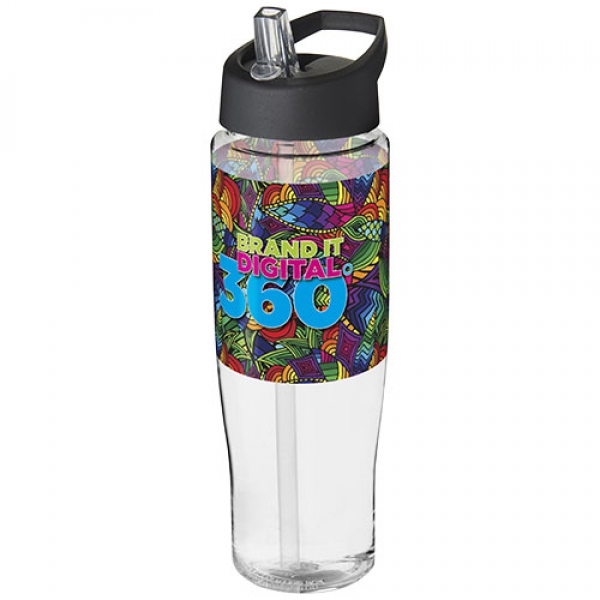 Bidon H2O Tempo® o pojemności 700 ml z wieczkiem z słomką