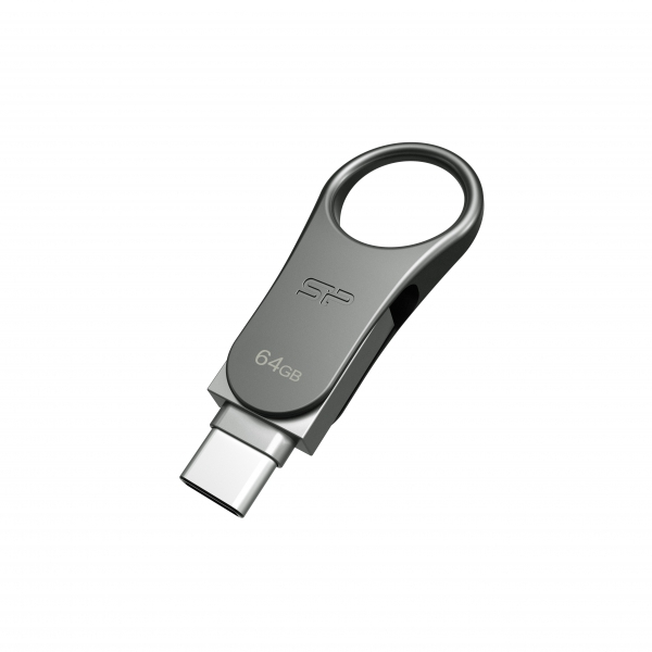 Pendrive z wejściem USB typu C Mobile C80, 64GB 3.2 Silicon Power
