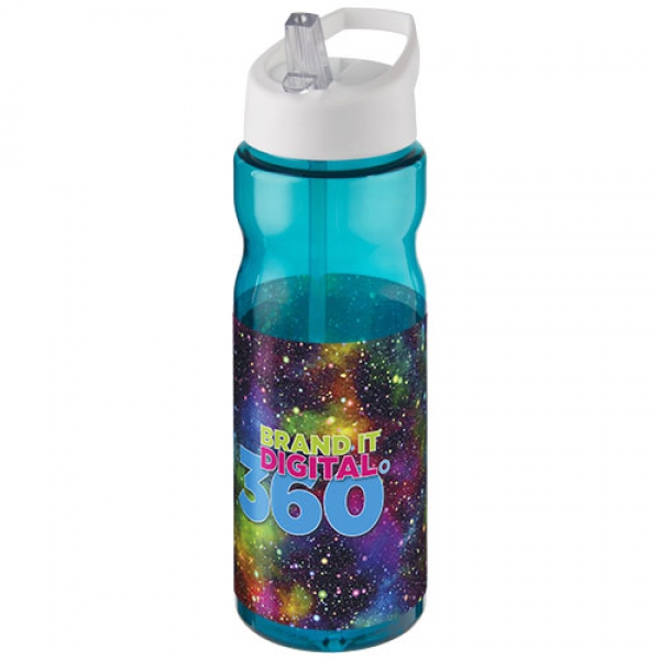 Bidon H2O Base® o pojemności 650 ml z wieczkiem z słomką