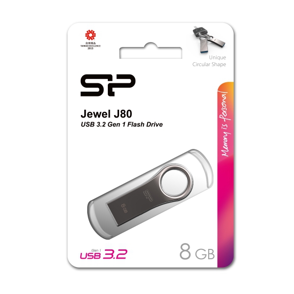 Pendrive Jewel J80, 8GB 3.0 Silicon Power