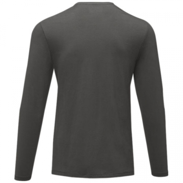 Męski T-shirt organiczny Ponoka z długim rękawem