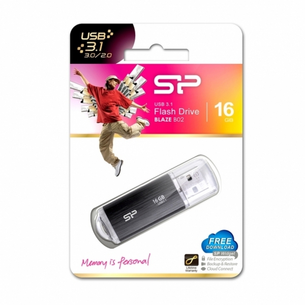 Pendrive Blaze B02, 16GB 3.1 Silicon Power