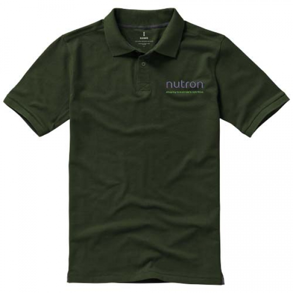 Męskie polo Calgary z krótkim rękawem 200 g/m²
