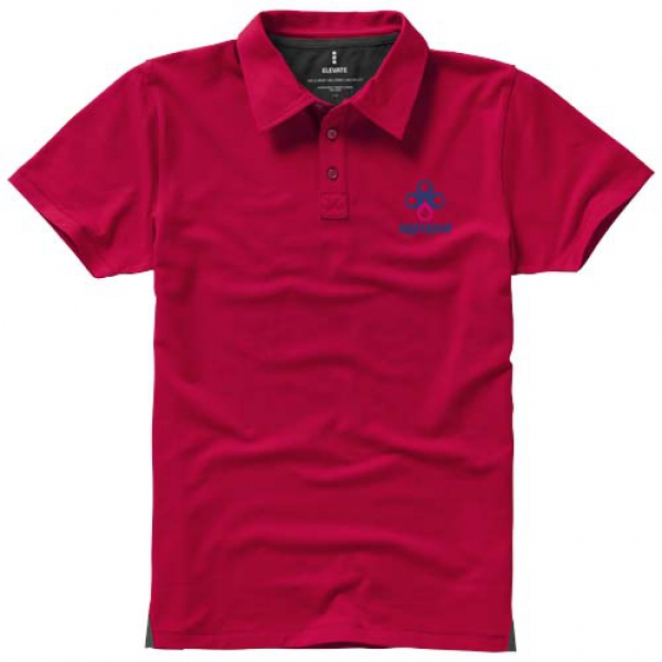 Męskie polo Markham z krótkim rękawem ze stretchu 200 g/m²