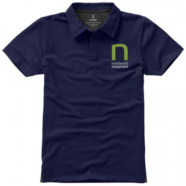 Męskie polo Markham z krótkim rękawem ze stretchu 200 g/m²