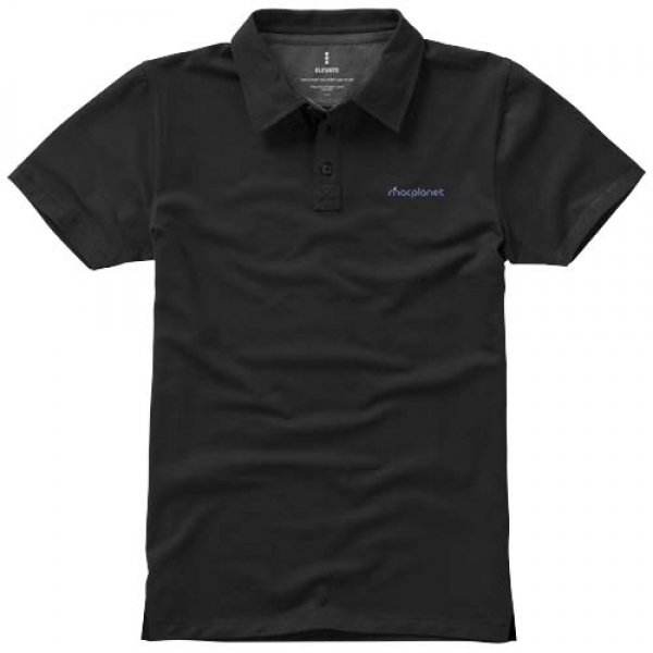 Męskie polo Markham z krótkim rękawem ze stretchu 200 g/m²