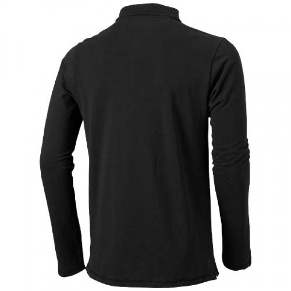 Męskie polo Calgary z długim rękawem 180 g/m²