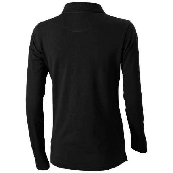 Damskie polo Calgary z długim rękawem 180 g/m²