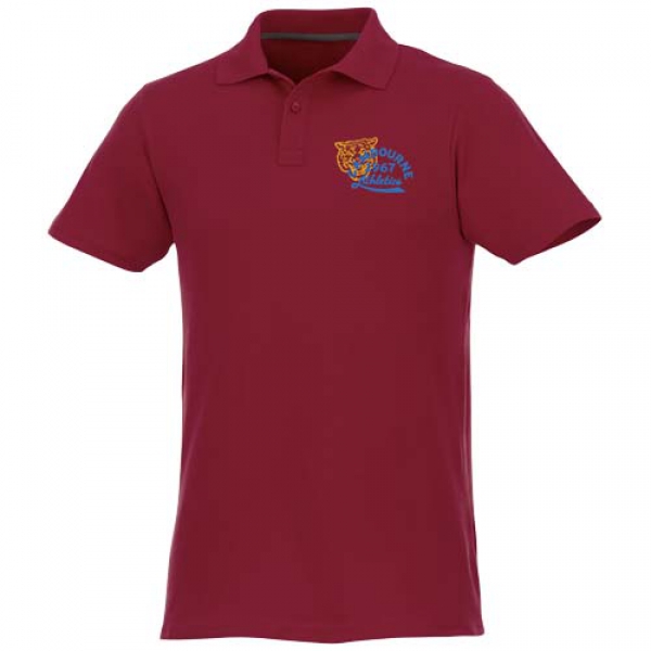 Helios - koszulka męska polo z krótkim rękawem 180 g/m²