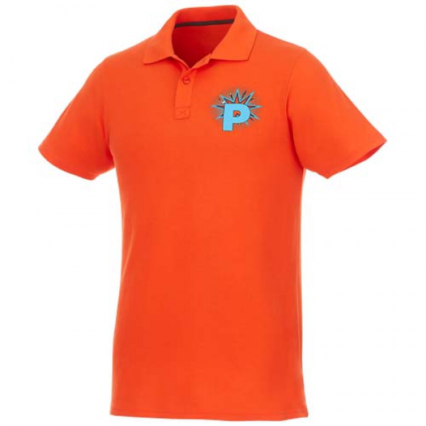 Helios - koszulka męska polo z krótkim rękawem 180 g/m²
