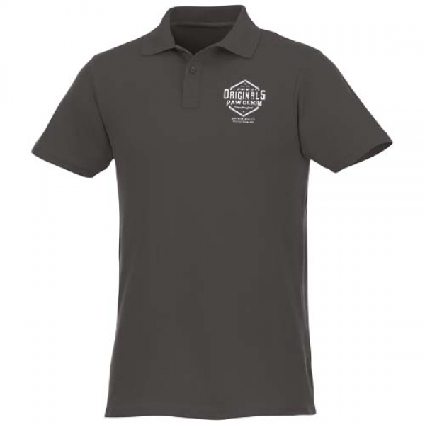 Helios - koszulka męska polo z krótkim rękawem 180 g/m²