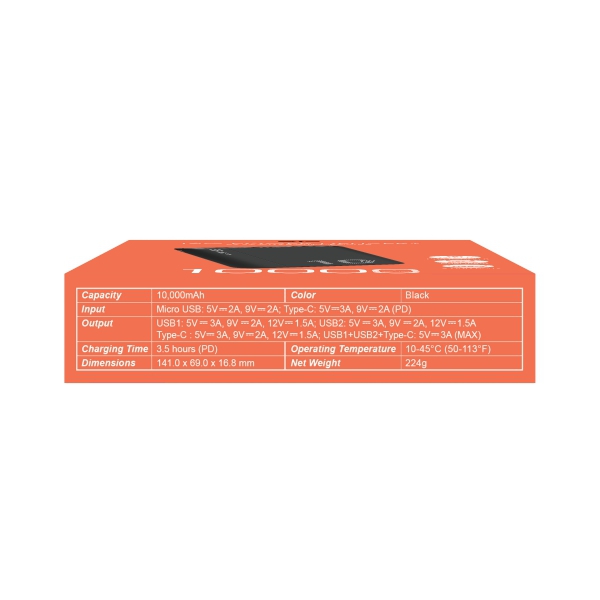 POWER BANK QP15 10000 MAH SILICON POWER 10 000 mAh