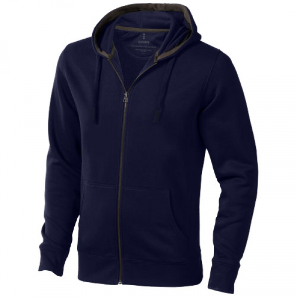 Unisex rozpinana bluza z kapturem Arora 300 g/m²