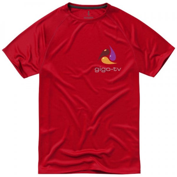 Męski T-shirt Niagara z krótkim rękawem z dzianiny Cool Fit odprowadzającej wilgoć 145 g/m²