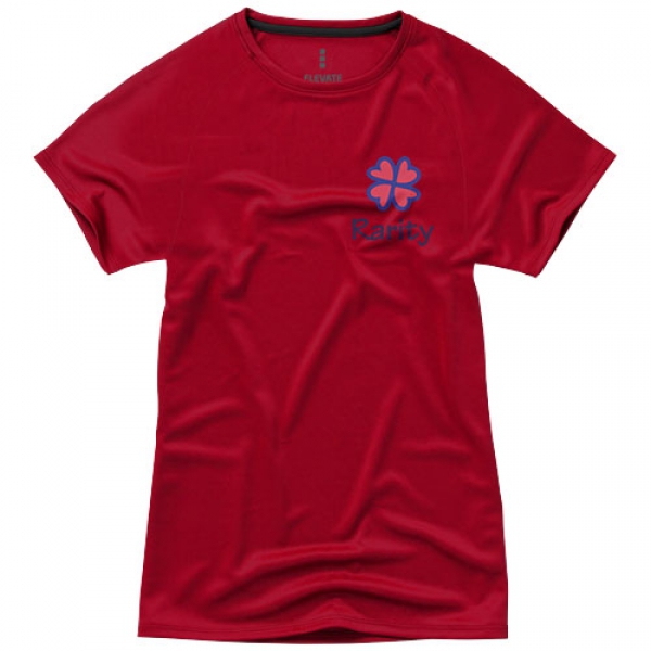 Damski T-shirt Niagara z krótkim rękawem z dzianiny Cool Fit odprowadzającej wilgoć 145 g/m²