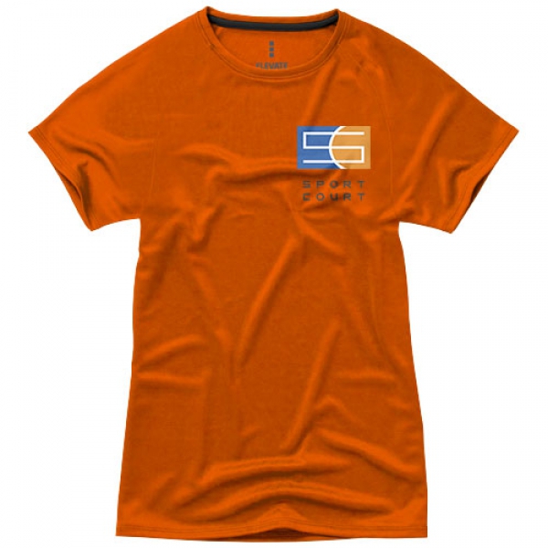 Damski T-shirt Niagara z krótkim rękawem z dzianiny Cool Fit odprowadzającej wilgoć 145 g/m²