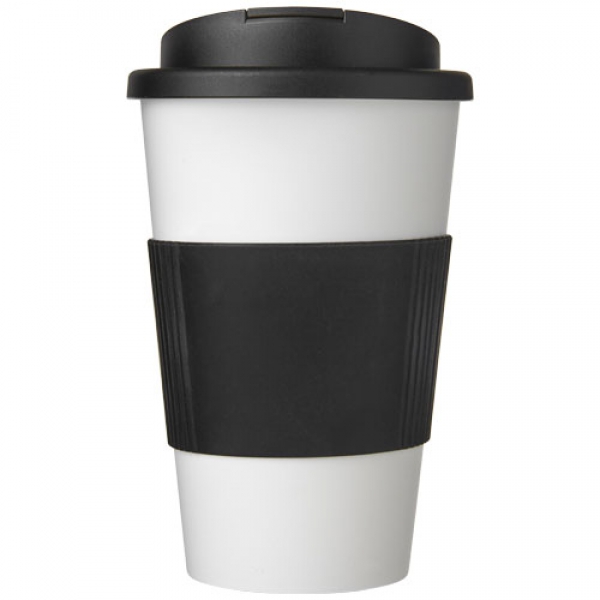 Kubek Americano® 350 ml z uchwytem i pokrywką chroniącą przed rozlaniem