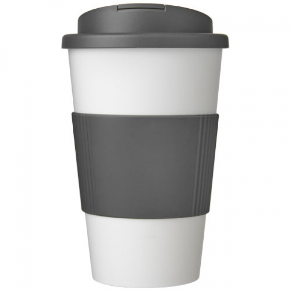 Kubek Americano® 350 ml z uchwytem i pokrywką chroniącą przed rozlaniem