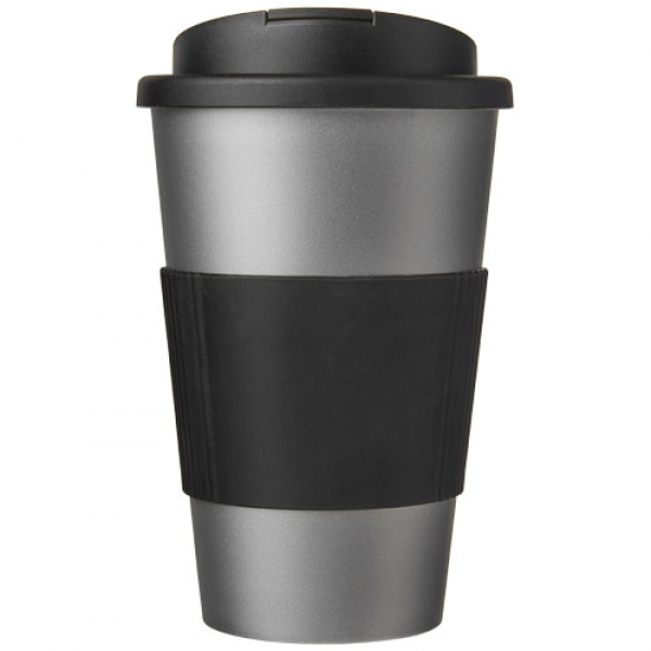 Kubek Americano® 350 ml z uchwytem i pokrywką chroniącą przed rozlaniem