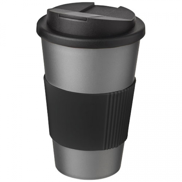 Kubek Americano® 350 ml z uchwytem i pokrywką chroniącą przed rozlaniem