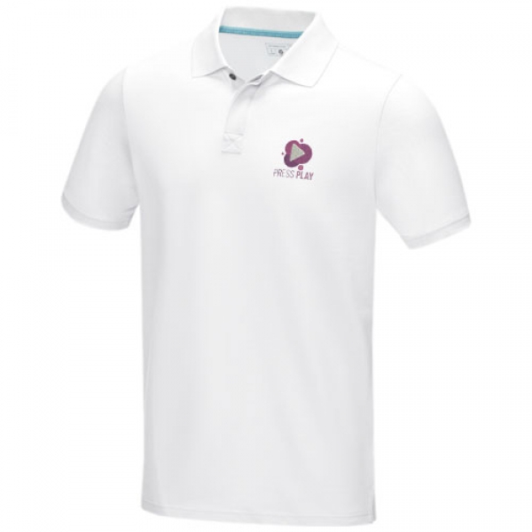 Męska organiczna koszulka polo Graphite