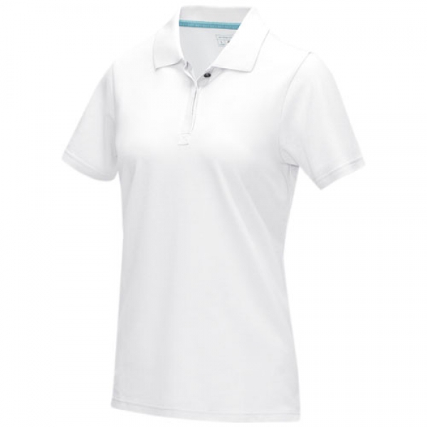 Damska organiczna koszulka polo Graphite
