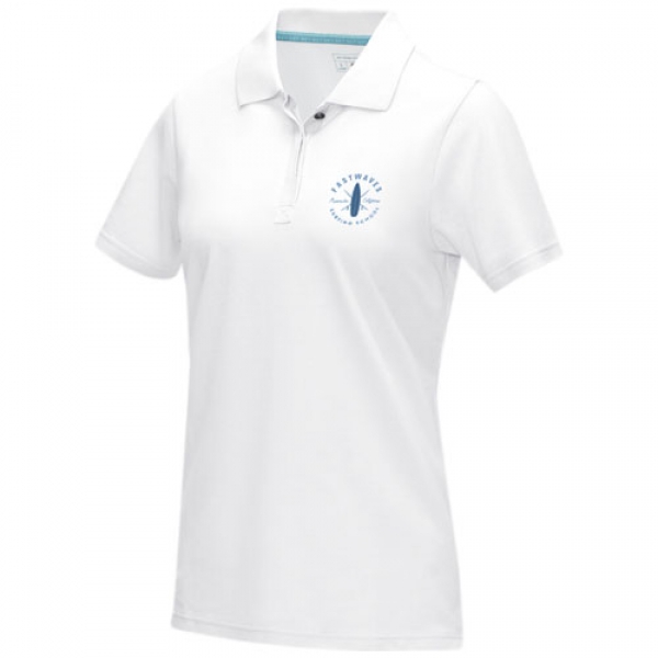 Damska organiczna koszulka polo Graphite