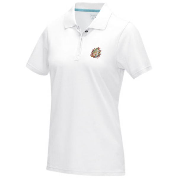 Damska organiczna koszulka polo Graphite