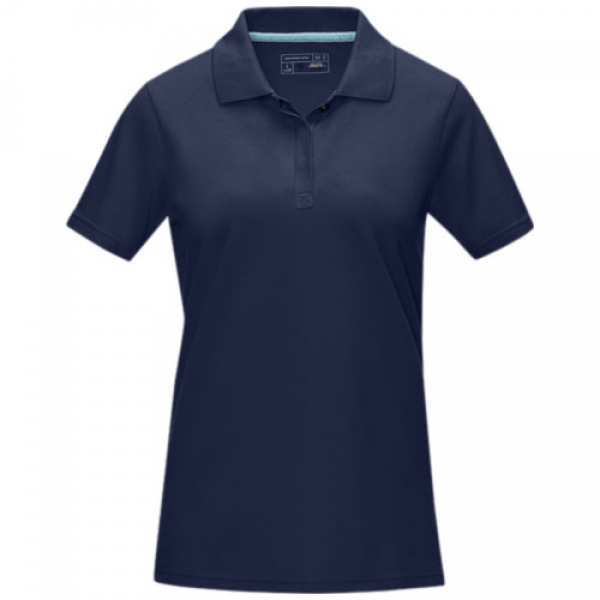 Damska organiczna koszulka polo Graphite