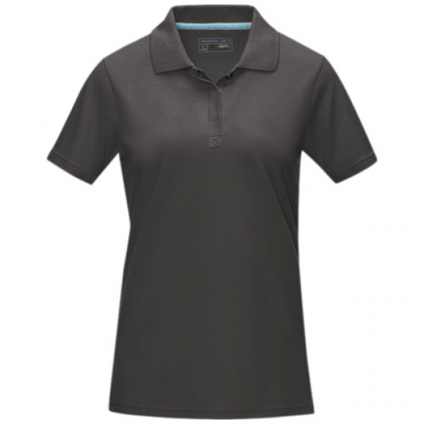 Damska organiczna koszulka polo Graphite