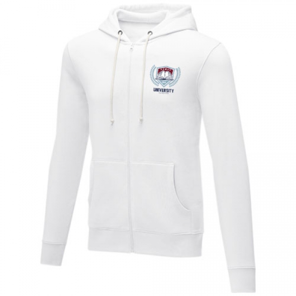 Charon męska zapinana na zamek bluza z kapturem 240 g/m²