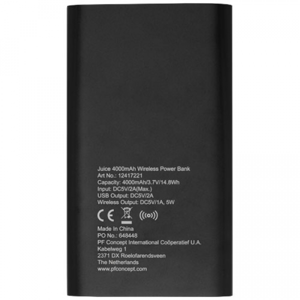 Juice bezprzewodowy powerbank 4000 mAh 