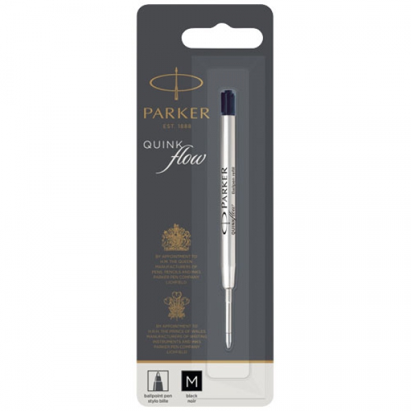 Parker Quinkflow ballpoint pen refill (black ink)