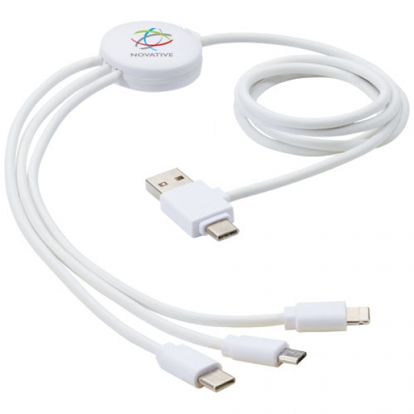 Pure kabel do ładowania 5-w-1 z dodatkiem antybakteryjnym