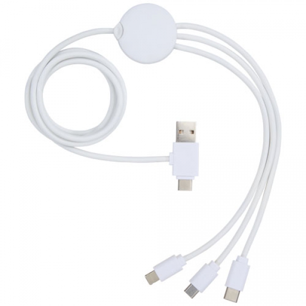 Pure kabel do ładowania 5-w-1 z dodatkiem antybakteryjnym