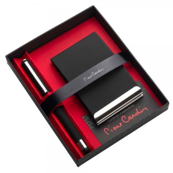 Zestaw etui na wizytówki i pióro kulkowe touch pen CONCORDE Pierre Cardin