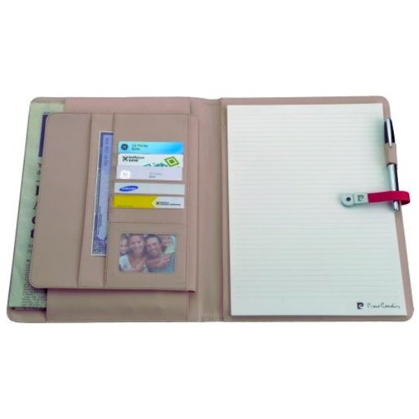 Folder z notatnikiem w linie i pamięcią USB 8GB 2.0 DIMITRI Pierre Cardin