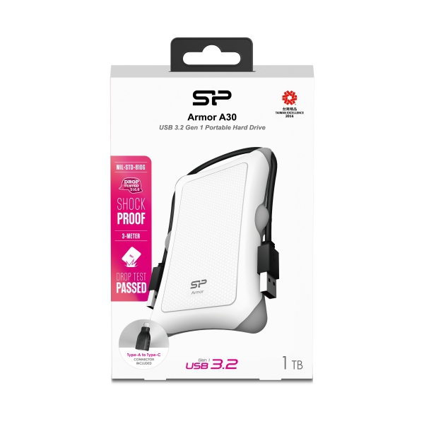 Przenośny dysk Armor A30, 1TB Silicon Power