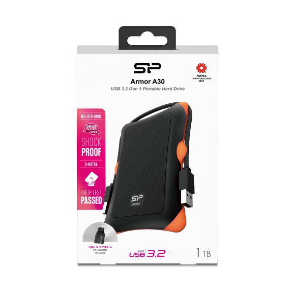 Przenośny dysk Armor A30, 2TB Silicon Power