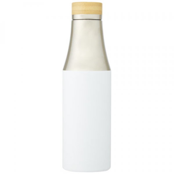Hulan miedziana, próżniowo izolowana butelka o pojemności 540 ml z bambusową pokrywką