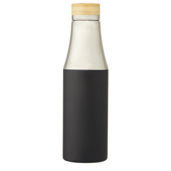 Hulan miedziana, próżniowo izolowana butelka o pojemności 540 ml z bambusową pokrywką
