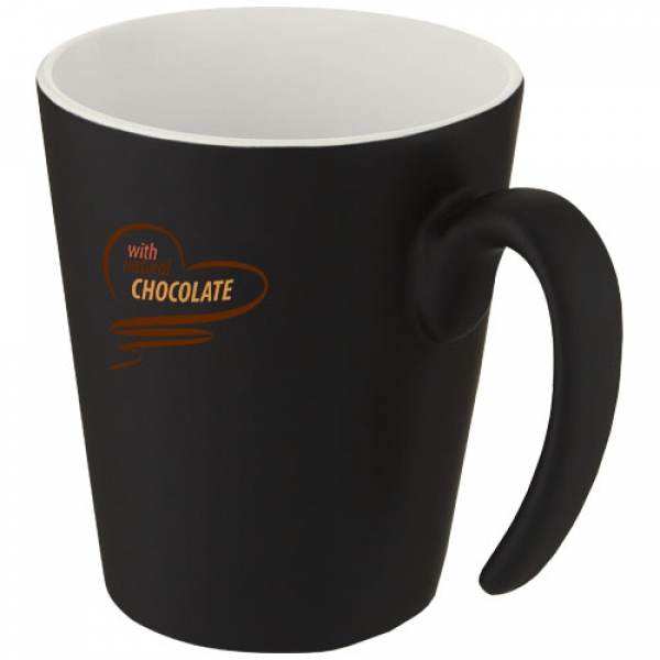 Kubek ceramiczny Oli o pojemności 360 ml z uchwytem