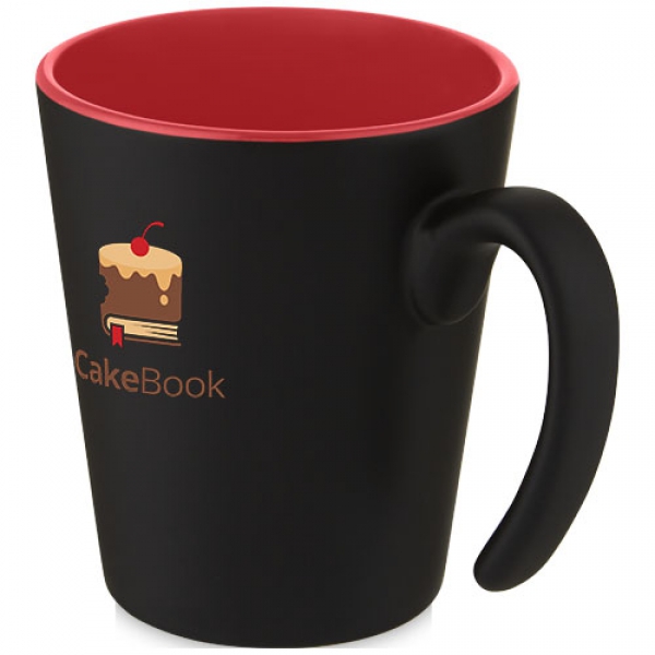 Kubek ceramiczny Oli o pojemności 360 ml z uchwytem